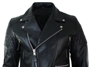 Blouson de course pour homme avec vestes en cuir de moto Blouson en cuir de moto Street Biker - Product Image 6