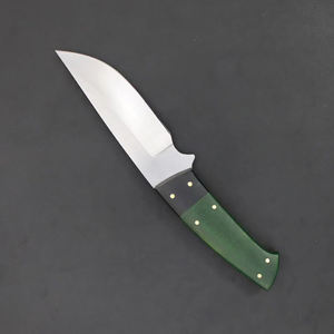 Couteau Skinner entièrement forgé à la main, manche en Micarta G10, étui en cuir - Product Image 6