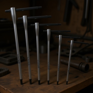 Juego de Seis Llaves Hexagonales con Mango en T y Barra Deslizante para Uso Diario y Comodidad - Product Image 3