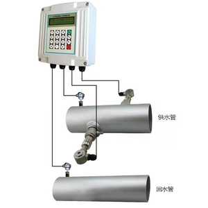Kaifenglcdデジタルセンサー超音波壁掛け冷水電磁流量計 - Product Image 1