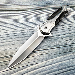 Couteau de chasse professionnel en acier Damas à pointe tombante, personnalisé, de haute qualité, service OEM ODM, pratique pour l'extérieur, garantie 1 an - Product Image 4