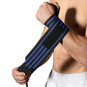 Muñequeras Deportivas para Levantamiento de Pesas, Resistentes, de Goma Natural, Impermeables, Transpirables, 3 Pulgadas de Ancho, 24 Pulgadas de Largo, 1 Par - Product Image 2