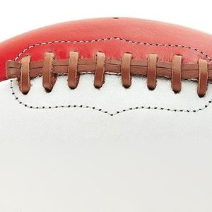 Ballon de rugby sur mesure à bas quantité minimale de commande Prix de gros Matériau en cuir le plus vendu Cousu à la machine durable et écologique Idéal pour - Product Image 5