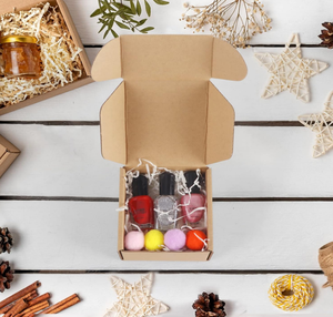 Nhỏ màu nâu sóng hộp các tông với Matt Cán dập nổi lớp phủ UV cho doanh nghiệp nhỏ vận chuyển bánh Hộp bao bì - Product Image 6