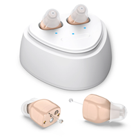 Aide auditive numérique rechargeable avec étui de charge, réduction du bruit, amplificateur sonore pour personnes âgées