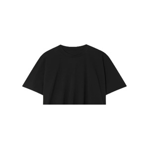 Women's <b>Plus</b> <b>Size</b> Crew Neck Embroidered Half Sleeve Long T-Shirt 100% Organic Cotton Canvas Breathable Eco-Friendly Casual - Product Image 2