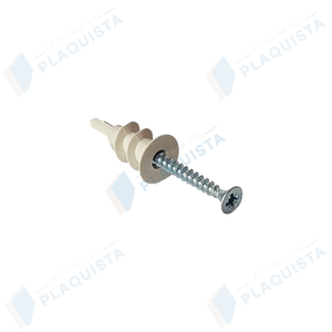 Tassello Autoperforante in Nylon per Cartongesso 15x33mm con Vite 4.5x35mm PROMOFIX Confezione da 100 Pezzi - Product Image 1