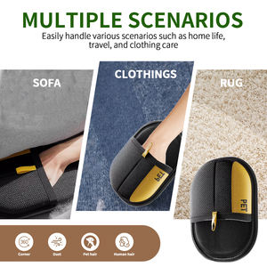 Guante electrostático de espuma súper grueso personalizado para eliminar pelo de mascotas, cepillo portátil de fácil limpieza para pelo largo de animales y gatos - Product Image 4