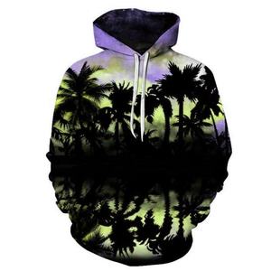 Sweat-shirt unisexe brodé personnalisé hiver élégant sweat-shirt confortable à capuche en acrylique Logo avant par sublimation et sérigraphie - Product Image 2