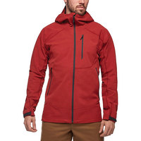 Chaqueta Softshell impermeable para hombre, con mangas desmontables y capucha, abrigo de lluvia de nieve y esquí de montaña de lana, gran oferta