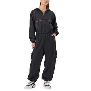 Ensemble de survêtement sport pour femmes grande taille, veste coupe-vent en nylon, pantalon cargo actif avec poche, veste anorak demi-zip, 2026 - Product Image 6