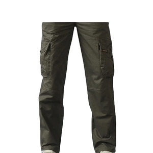 Custom Mens Heavyweight 100% Cotton Cargo <b>Work</b> Pants Multi-Pocket Tactical Durable Outdoor <b>Winter</b> Utility <b>Trousers</b> - Product Image 1