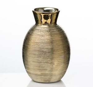 Grand vase à fleurs en métal de conception debout au sol parfait pour les vases en métal de pièce maîtresse d'événement d'hôtel de mariage - Product Image 1