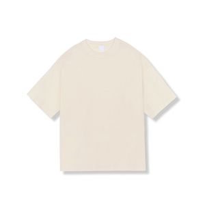 T-shirt unisexe personnalisé de grande taille à épaules tombantes en coton surdimensionné 160/180/200/210/240 g/m² tissu tricoté - Product Image 5