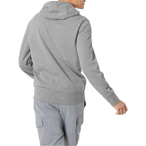 Nouvelle mode tendance Unique plaine Logo personnalisé et conception manches longues coton polyester tissu hommes fermeture éclair à capuche à vendre - Product Image 2