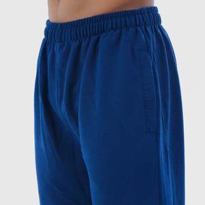 Time-Shift Lightweight <b>Waterproof</b> Teal <b>Trousers</b> for Men XL Size Mid Cotton Woven Colored Pleat for Outdoor Spring Activities - Product Image 6