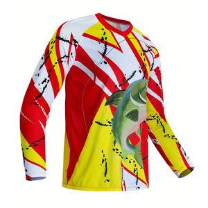 เสื้อกีฬากันผดผื่นแห้งเร็วสำหรับผู้ชายเสื้อรัดรูปสำหรับผู้ใหญ่ป้องกันแสงแดดออกแบบโลโก้ได้ตามต้องการมีสไตล์ใหม่ - Product Image 1