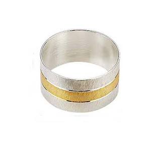High quality <b>gold</b> plated Embossed Bangle Design napkin ring with new unique design luxury royal look tableware for wedding home - Product Image 3