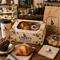 AT PACK Individuell Bedruckte Luxus-Dessert-Geschenkboxen mit Band Großhandel Bäckerei-Verpackungsbox für Datteln Schokolade Gebäck Süßigkeiten