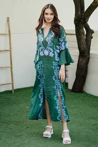 Vestido de manga larga bordado para mujer, elegante vestido largo, vestido informal para mujer, Colección OEM al por mayor, señoras ucranianas - Product Image 3