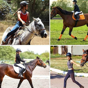Prêt à expédier bas quantité minimale de commande cheval siège complet équitation Legging vêtements équestres équitation Legging - Product Image 5