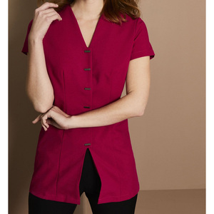Camiseta tipo túnica para mujer, para salón de belleza y spa, uniforme para personal de limpieza de hotel, camarera, camarero - Product Image 4