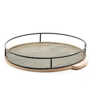 Bandeja de Servicio Rectangular de Madera para Alimentos, Postres, Café, Aperitivos, Ensaladas y Frutas para Hotel - Product Image 3