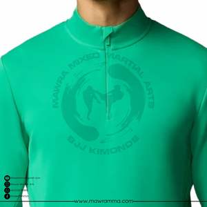 Custom Embroidered Logo Half Zip Golf Pullover OEM High Quality Unisex Winter Outdoor 100% Cotton Plain Dyed Sweatshirt - Product Image 4