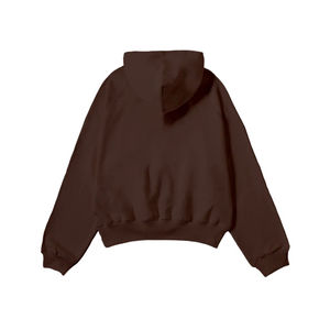 Pull à capuche surdimensionné personnalisable pour femmes, col montant, logo brodé sur le devant, streetwear, taille OEM - Product Image 6