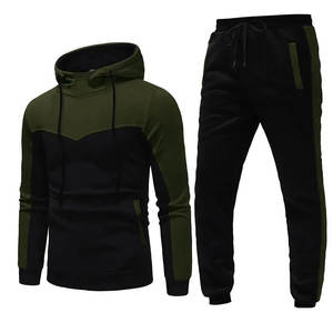 Premium Custom Printed Casual Unisex Full <b>Zip</b> <b>Hooded</b> Track Suit Set-Lightweight Eco-Friendly Sportswear for Jogging Training - Product Image 1