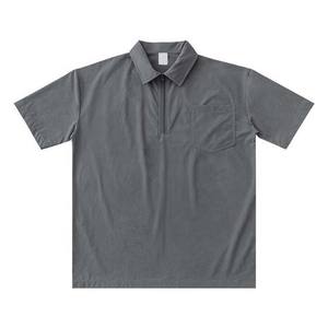 Personalizable de alta calidad al por mayor logotipo personalizado 100% algodón de los hombres Smart Casual Wear Quarter Zip deportes Polos para los hombres - Product Image 4