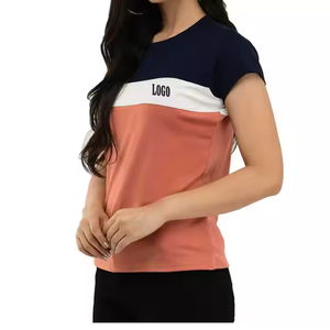 T-shirt imprimé de conception ample d'été 100% coton pour femmes T-shirts décontractés respirants de haute qualité avec logo du Bangladesh - Product Image 3