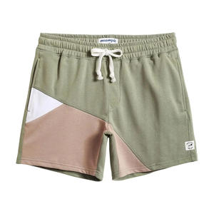 <b>Men's</b> Cotton Gym <b>Shorts</b> Quick Dry Anti-Wrinkle Athletic Jogger Pants Side Zip <b>Pocket</b> Beach Print Cargo Breathable Solid Pattern - Product Image 1