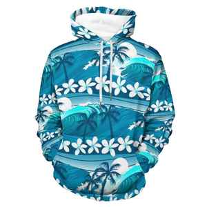 Sweat-shirt à capuche oversize respirant en molleton imprimé 3D pour homme et femme, style décontracté, collection automne - Product Image 3