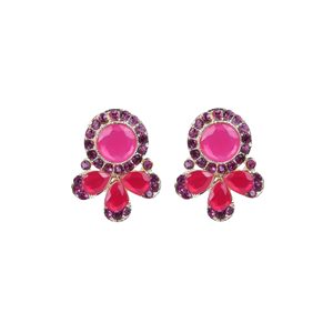 Design 311 Red Drop <b>Earrings</b> Fashionable Statement Accessory - Product Image 1