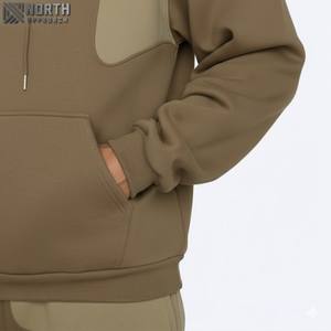 Sweat à capuche zippé surdimensionné unisexe de qualité supérieure-Polaire lourde, veste Streetwear décontractée, sweat à capuche doux et chaud avec poches avant - Product Image 2