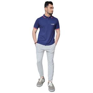 Customized Designer Polo Shirts Golf Polo Custom Logo Embroidery & Printing Short Sleeve Casual Breathable <b>Knitted</b> Cotton Polos - Product Image 1