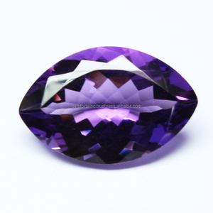 100% pierre d'améthyste naturelle pour anneau fin pendentif boucle d'oreille fabrication de bijoux pierre précieuse en vrac certifiée à la main pierre d'améthyste violette - Product Image 1