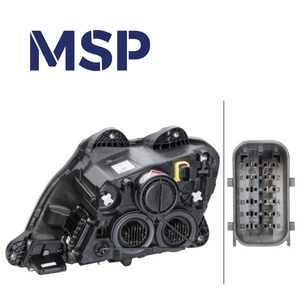 1EX010116721 - Phare FF/LED/Halogène - pour DAF XF FTP 410, FTR 410, FTS 410 - ECE - circulation à droite - Droit - MSP Export - Product Image 3