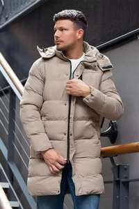 Custom New Higher Quality Breathable <b>Long</b> Front Logo <b>Winter</b> Puffer Jacket Men Keep Warm Puffer <b>Coat</b> <b>Women</b> Popular - Product Image 3