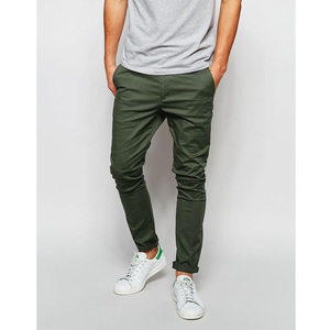 Pantalones de hombre con logotipo personalizado, pantalones de negocios lavados, Pantalones chinos rectos de algodón informales, traje elástico con material de tela para hombre - Product Image 6