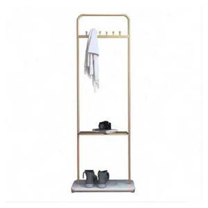 KPT68028 Modern Double Bathroom Towel Rack Iron and Steel Powder-Coated Frame with <b>Heater</b> for Home or Hotel - Product Image 1