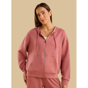 110 Apparel <b>Women's</b> Modal Zip Hoodie Soft Blend Full Zip Hooded <b>Sweatshirt</b> Long Sleeve Casual Regular Fit <b>Lightweight</b> Winter - Product Image 3