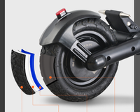 Scooter électrique en alliage d'aluminium Warehouse J-33 - Pliable, étanche, moteur sans balais, suspension intégrale, 50 km/h, batterie au lithium 1600W