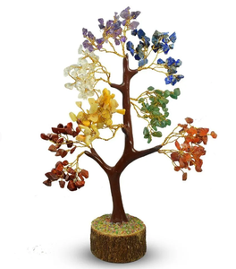 Meilleure qualité Offre Spéciale pierre précieuse 7 Chakra cristal arbre décoration de maison cristal bureau décor Agate commande en gros - Product Image 2