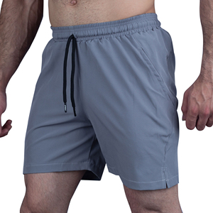 Short d'athlétisme d'été léger de 5 pouces avec cordon de serrage et taille élastique Séchage rapide Séchage rapide Beach Gym Workout Running Solid Beach Gym - Product Image 2