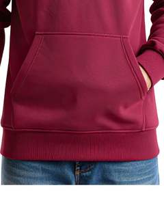 Sweat-shirt à capuche en coton polaire avec poche kangourou pour homme, streetwear décontracté pour l'hiver et le quotidien - Product Image 6