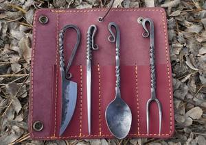 Top Selling Hand Forged Medieval <b>Flatware</b> <b>Set</b> for Home Weddings Restaurant in Low Price - Product Image 3