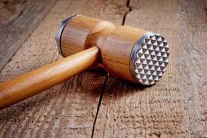 VIET FARGIMEX Marteaux à viande en bois écologiques de qualité supérieure en vrac durable Steak attendrissement bois artisanat boîtes en bois panneaux muraux - Product Image 4