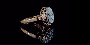 Anillo de Diamante Cultivado en Laboratorio de 0.40 CTW con Certificación SGL, Oro Sólido de 14K - Product Image 3